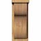 Ekena Millwork Carmel Smooth Corbel w/Backplate, Western Red Cedar, 7 1/2"W x 10"D x 18"H COR08X10X18CAR01SWR - alternate 2